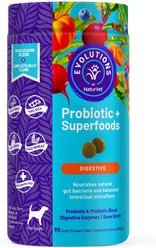 NaturVet Evolutions Probiotic + Superfoods Soft Chews Dog Supplement, 90 count