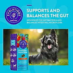 NaturVet Evolutions Probiotic + Superfoods Soft Chews Dog Supplement, 90 count slide 2 of 8