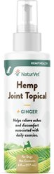 NaturVet Hemp Joint Topical with Ginger Dog Spray, 6-fl oz bottle