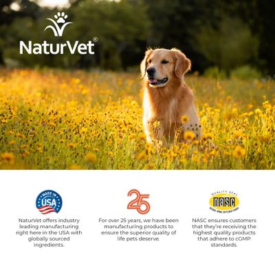 Show full view: NaturVet Allergy Aid with Hemp Bacon & Chicken Flavored Soft Chew Supplement for Dogs, 60 count slide 10 of 11