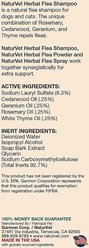 NaturVet Herbal Flea Dog & Cat Shampoo, 16-fl oz bottle slide 2 of 3