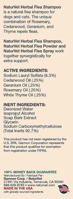 Show full view: NaturVet Herbal Flea Dog & Cat Shampoo, 16-fl oz bottle slide 2 of 4