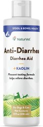 NaturVet Anti-Diarrhea Diarrhea Aid + Kaolin for Dogs & Cats, 8-fl oz bottle