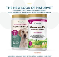 NaturVet Maintenance Care Glucosamine DS Chewable Tablets Joint Supplement for Dogs & Cats, 240 count slide 2 of 8