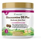 NaturVet Moderate Care Glucosamine DS Plus Soft Chews Joint Supplement for Dogs, 120 count