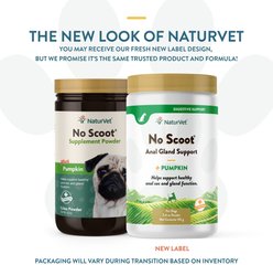 NaturVet No Scoot Plus Pumpkin Powder Digestive Supplement for Dogs, 155g bottle slide 2 of 8
