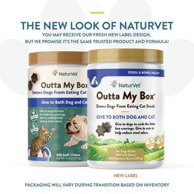Show full view: NaturVet Outta My Box Soft Chews Digestive Supplement for Cats & Dogs, 500 count slide 3 of 10