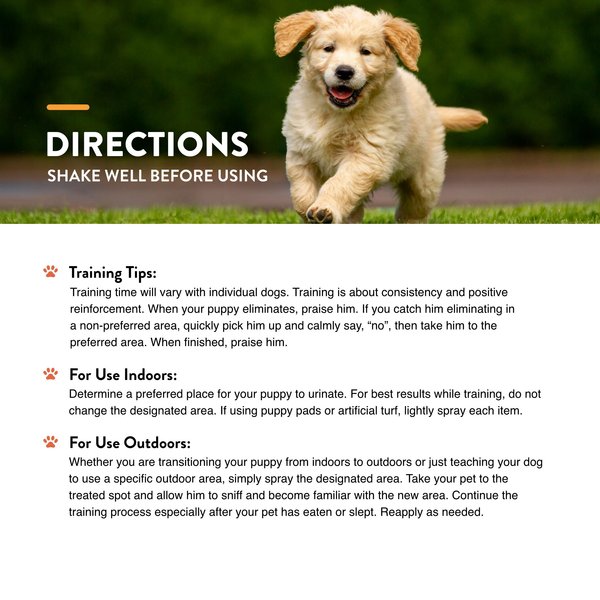 Show full view: NaturVet Potty Here Training Aid, 8-oz bottle slide 5 of 8