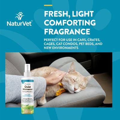 Show full view: NaturVet Quiet Moments Feline Pheromone Calming Spray for Cats, 8-oz bottle slide 5 of 9