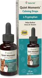 NaturVet Quiet Moments Liquid Calming Supplement for Cats & Dogs, 2-fl oz bottle slide 2 of 9