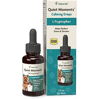 NaturVet Quiet Moments Liquid Calming Supplement for Cats & Dogs, 2-fl oz bottle slide 9 of 9