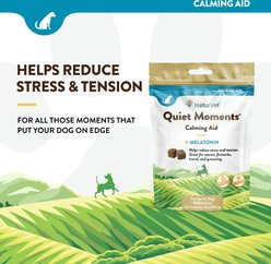 NaturVet Quiet Moments Poultry Flavored Soft Chew Calming Supplement for Dogs, 1.3-oz bag slide 2 of 7