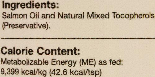 Show full view: NaturVet Salmon Oil Plus Omegas Liquid Skin & Coat Supplement for Cats & Dogs, 8.75-fl oz bottle slide 3 of 5