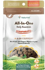 NaturVet Scoopables All-In-One 4-in-1 Support Dog Supplement, 11-oz bag
