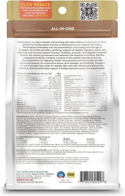 Show full view: NaturVet Scoopables All-In-One 4-in-1 Support Dog Supplement, 11-oz bag slide 3 of 10