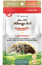 NaturVet Scoopables Aller-911 Allergy Aid Dog Supplement, 11-oz bag