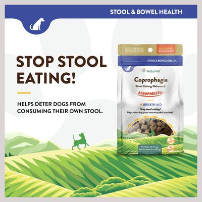 Show full view: NaturVet Scoopables Coprophagia Stool Eating Deterrent Dog Supplement, 11-oz bag slide 6 of 11