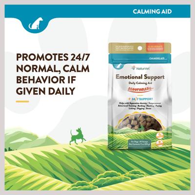 Show full view: NaturVet Scoopables Emotional Support Daily Calming Aid Dog Supplement, 11-oz bag slide 6 of 10