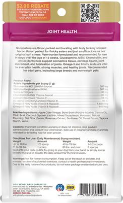 Show full view: NaturVet Scoopables Glucosamine DS Plus Level 2 Moderate Joint Care Dog Supplement, 11-oz bag slide 3 of 10