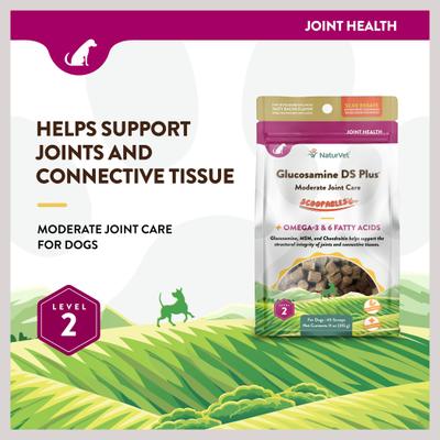 Show full view: NaturVet Scoopables Glucosamine DS Plus Level 2 Moderate Joint Care Dog Supplement, 11-oz bag slide 6 of 10