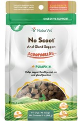 NaturVet Scoopables No Scoot Anal Gland Support Dog Supplement, 11-oz bag