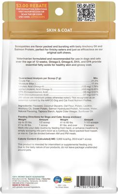 Show full view: NaturVet Scoopables Omega-Gold Dog & Cat Supplement, 11-oz bag slide 3 of 10