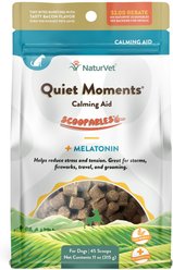 NaturVet Scoopables Quiet Moments Calming Aid Dog Supplement, 11-oz bag