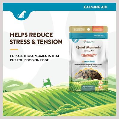 Show full view: NaturVet Scoopables Quiet Moments Calming Aid Dog Supplement, 11-oz bag slide 6 of 10