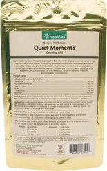NaturVet Senior Wellness Quiet Moments Calming Aid Chamomile, Passion Flower & L-Tryptphan Plus Melatonin Dog Supplement, 65 count slide 2 of 5