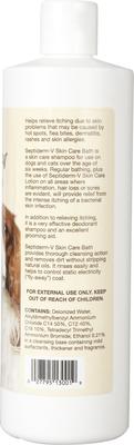 Show full view: NaturVet Septiderm-V Soothing Formula Dog & Cat Skin Care Shampoo Bath, 16-fl oz bottle slide 2 of 9