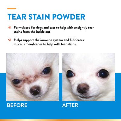 Show full view: NaturVet Tear Stain Plus Lutein Powder Vision Supplement for Cats & Dogs, 200-g bottle slide 6 of 11