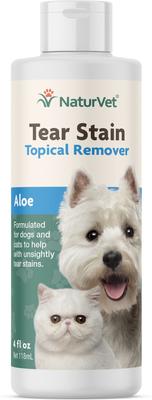 Show full view: NaturVet Tear Stain Plus Lutein Soft Chews Vision Supplement, 70 count + Remover Dog & Cat Liquid Topical Formula, 4-oz bottle slide 6 of 9