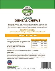 Navus Naturals Large Mint Dental Dog Treats, 14 count slide 2 of 3