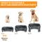Show in main carousel: Neater Pets Adjustable Non-Skid Plastic Slow Feeder Double Diner Dog & Cat Food & Water Bowl, 2.5-cup & 8.5-cup, Gunmetal Grey slide 6 of 10