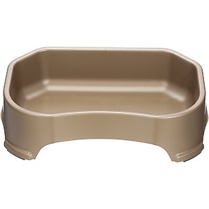 Neater Pets Big Bowl Non-Skid Polypropylene Pet Bowl, Champagne, 20-cup