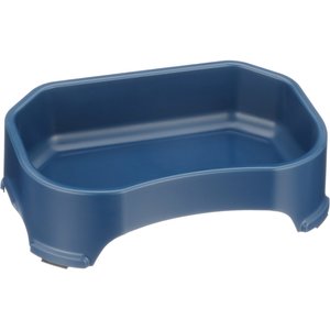 Neater Pets Big Bowl Non-Skid Polypropylene Pet Bowl, Dark Blue, 20-cup