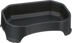 Neater Pets Big Bowl Non-Skid Polypropylene Pet Bowl, Midnight Black, 20-cup