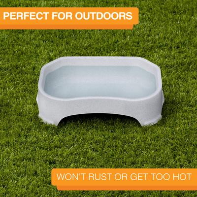 Show full view: Neater Pets Big Bowl Non-Skid Polypropylene Pet Bowl, Vanilla Bean, 20-cup slide 4 of 10