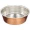 Show in main carousel: Neater Pets Brands Decorative Hammered Dog & Cat Bowl, Copper, Large slide 1 of 8