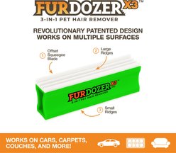 Neater Pets FurDozer X3 PRO 3-in-1 Cat & Dog Hair Remover, Green & White, 5-in, 5" slide 2 of 9