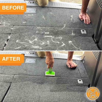 Show full view: Neater Pets FurDozer X6 6-in-1 Cat & Dog Hair Remover, Green & White, 7.5-in slide 3 of 11