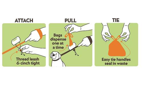 Show full view: Neater Pets Neater Bags Easy-Tie Tissue-Like Dispensing Pet Waste Refill Bags, 90 count slide 3 of 7