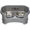 Show in main carousel: Neater Pets Neater Feeder Deluxe Elevated & Mess-Proof Cat Bowls, 1-cup food & 1.5-cup water, Gunmetal Grey slide 1 of 14