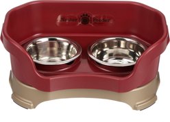 Neater Pets Neater Feeder Deluxe Elevated & Mess-Proof Dog Bowls, 1.5-cup & 2.2-cup, Red slide 1 of 8