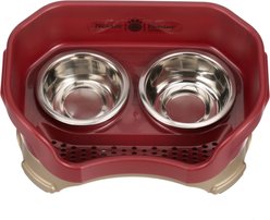 Neater Pets Neater Feeder Deluxe Elevated & Mess-Proof Dog Bowls, 1.5-cup & 2.2-cup, Red slide 2 of 8