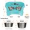 Show in main carousel: Neater Pets Neater Feeder Deluxe Elevated & Mess-Proof Dog Bowls, Aquamarine, 3.5-cup & 5-cup slide 7 of 13
