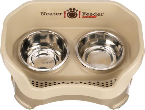 Show full view: Neater Pets Neater Feeder Deluxe Elevated & Mess-Proof Dog Bowls, Cappuccino, 3.5-cup & 5-cup slide 5 of 12