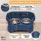 Show in main carousel: Neater Pets Neater Feeder Deluxe Elevated & Mess-Proof Dog Bowls, Dark Blue, 3.5-cup & 5-cup slide 3 of 13