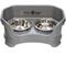 Show in main carousel: Neater Pets Neater Feeder Deluxe Elevated & Mess-Proof Dog Bowls, Gunmetal Grey, 1.5-cup & 2.2-cup slide 1 of 12