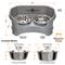Show in main carousel: Neater Pets Neater Feeder Deluxe Elevated & Mess-Proof Dog Bowls, Gunmetal Grey, 1.5-cup & 2.2-cup slide 6 of 12